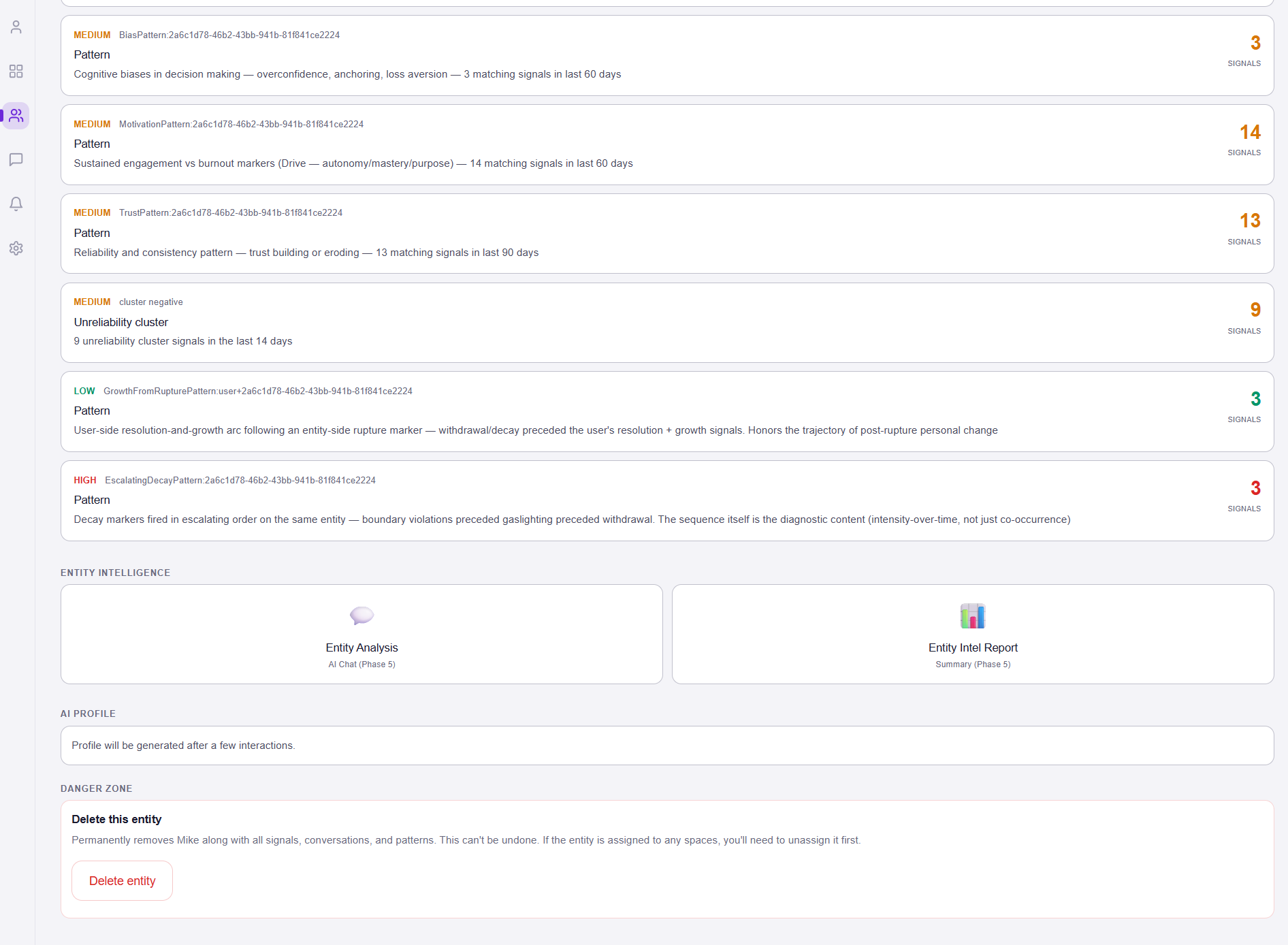 MetaopAI entity profile — deeper analysis and intel for a single entity